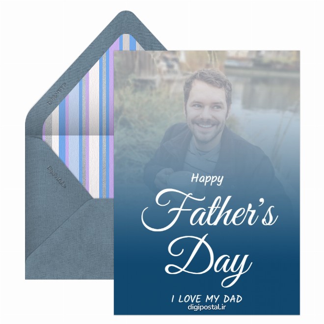 کارت پستال تبریک انگلیسی روز پدر