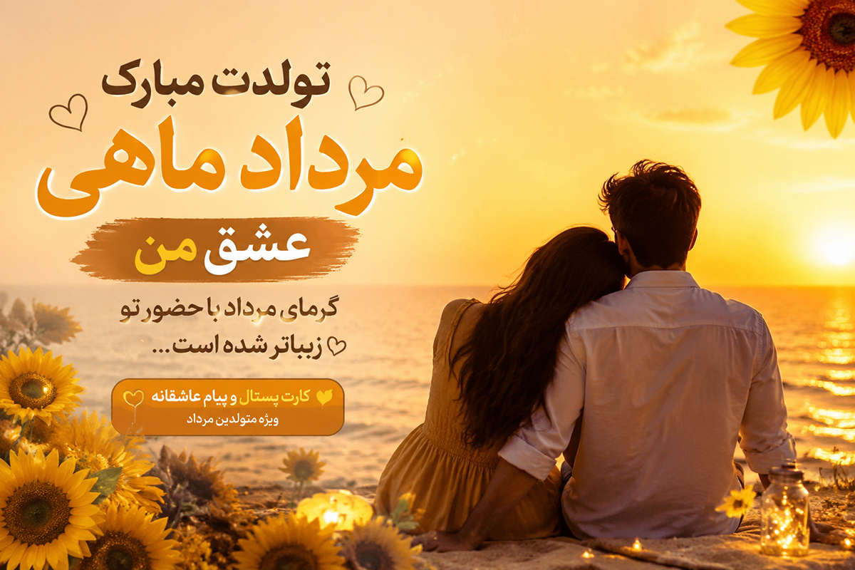 تبریک تولد عاشقانه تیر ماهی