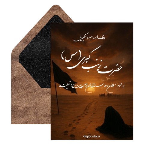 تسلیت وفات حضرت زینب کبری