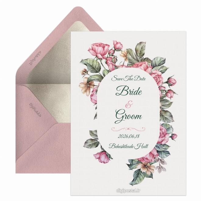 کارت دعوت عروسی لاکچری و شیک